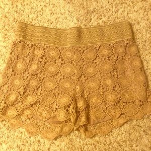 Lace shorts